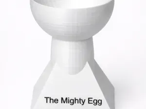 The mighty egg stand ready for painting!