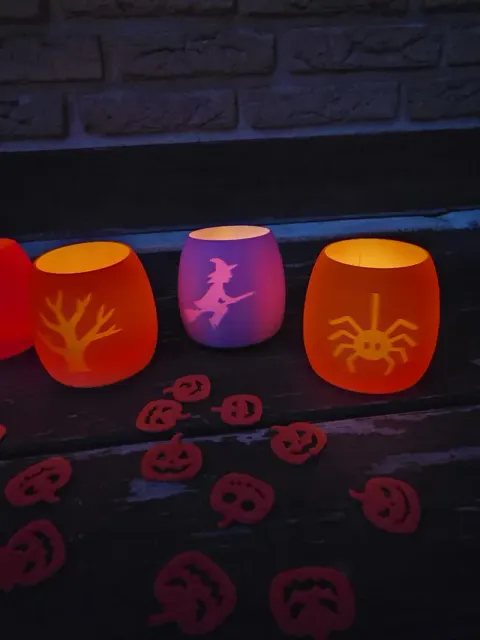 Halloween Windlichter – gruselige Tischdeko — Фото 5 из 6