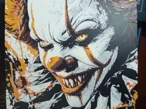 hueforge fan art CLOWN