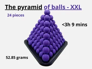The pyramid of balls XXL