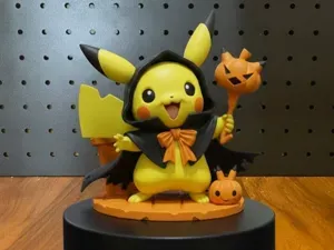 Halloween Pokemon Pikachu Statue – Trick or Treat!