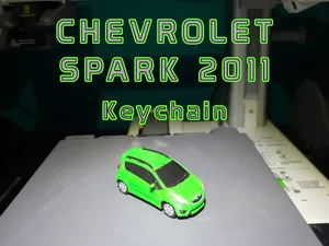Chevrolet Spark 2011 Keychain (PIP WW)