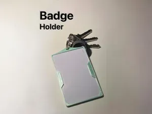 [v.1] Badge Holder – Slim Keychain Edition