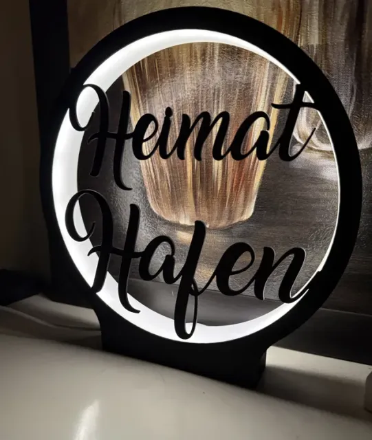 Lampe - Leuchtring " Heimat hafen" (Kein AMS) — Фото 3 из 6