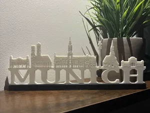 Munich - Skyline decoration