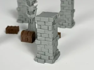 Brick Column for D&D Terrain
