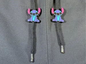 Stitch Hoodie Drawstring Bead