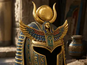 Egypt god Isis helmet (Bo katan style)