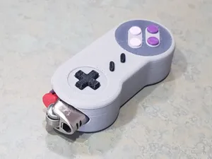 SNES Controller Bic Lighter Case