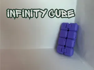 Infinity Cube Fidget – Print-in-Place Folding Cube