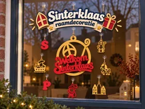 Sinterklaas Raam set | Welkom Sinterklaas