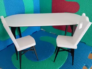 Dining table with chairs - Doll furniture