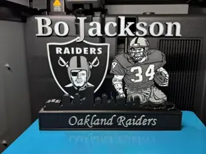NFL - Oakland Raiders Bo Jackson display!