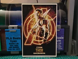 Thor: Ragnarok Movie Poster - Hueforge Art