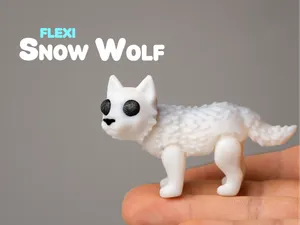 Articulated Snow Wolf