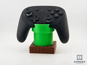 Nintendo Switch 2 Pro Controller Stand Mario Pipe