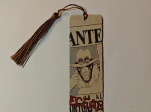 Hueforge Lesezeichen D. Ace Bountyposter One Piece