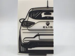 2D Wall Art Renault Clio V (5. Generation)