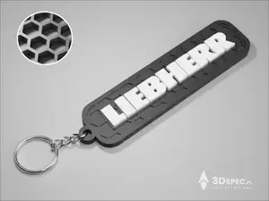 Liebherr logo keychain