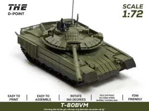 T-80BVM | 1:72 Scale Tank Model