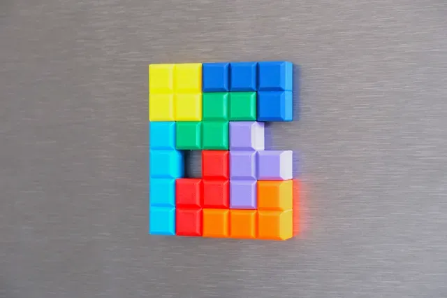 Fridge Magnets Tetris Blocks — Фото 3 из 5