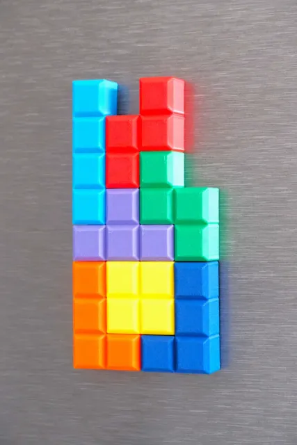 Fridge Magnets Tetris Blocks — Фото 4 из 5