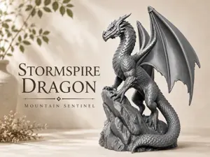 Stormspire Dragon – Mountain Sentinel