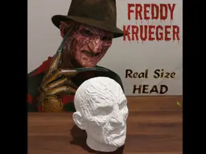 Freddy Krueger – Real Size Head – Ultra Detailed