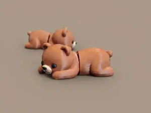 Flexi Bear Keychain