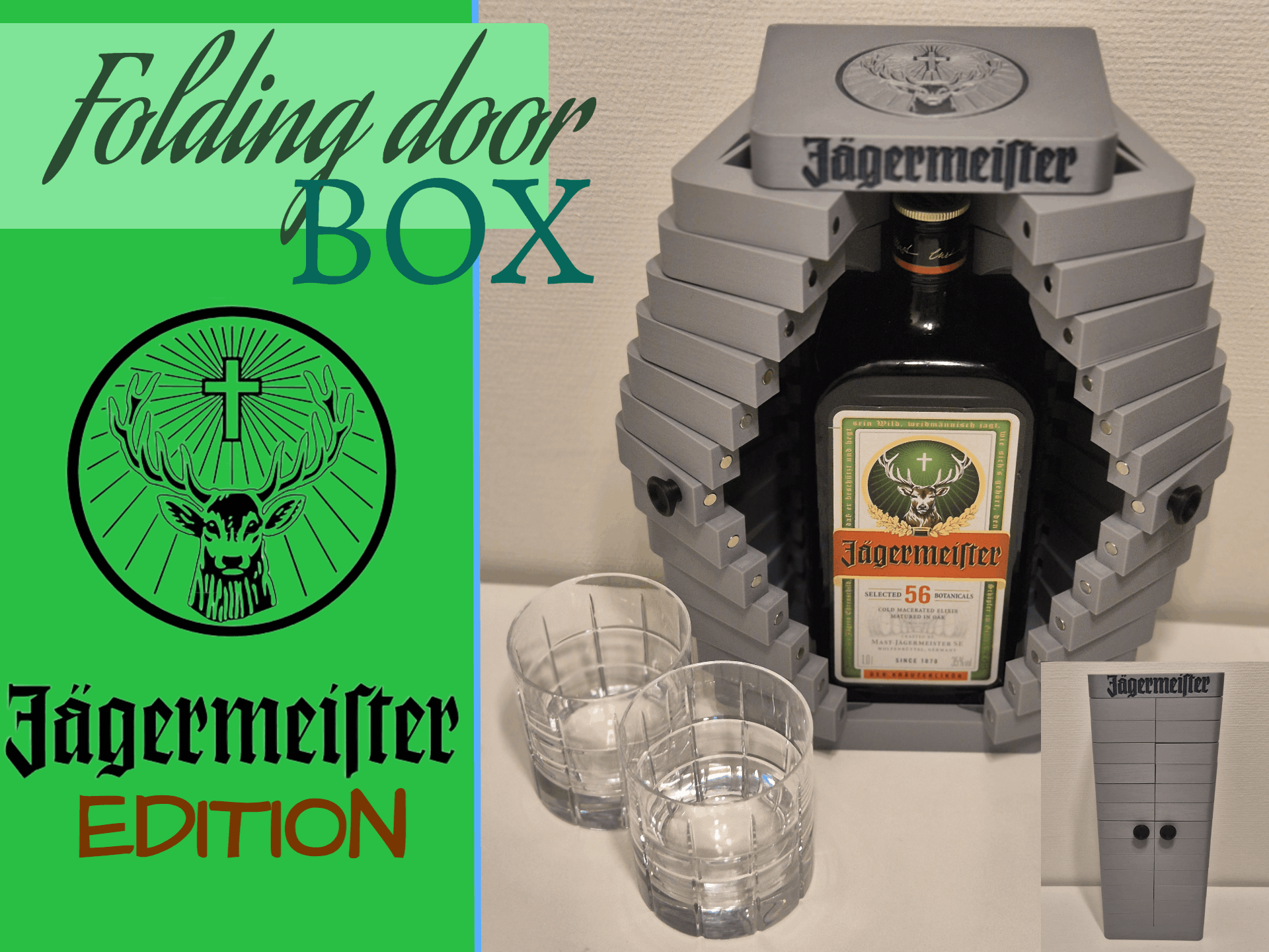 Jägermeister Folding door box