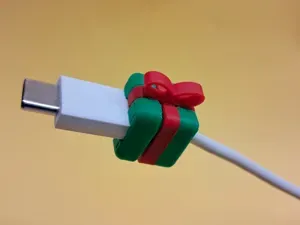 Gift-Wrapped Cable Protector for USB-C Cables