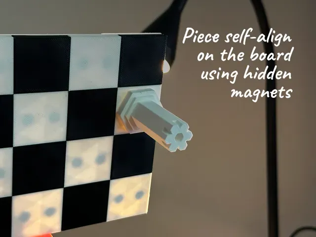 Portable, Magnetic Chess Set, self-aligning pieces — Фото 3 из 7