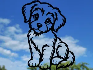 Cute Puppy Wall Art Dog Lover Decor