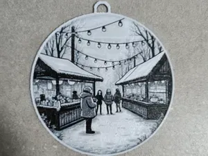 Christmas market ornament