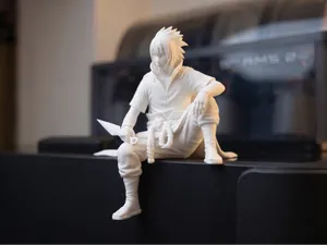 Sitting Sasuke Uchiha - Monitor buddy