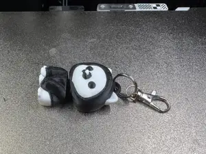 The Hoodie Cat Flexi-Keychain