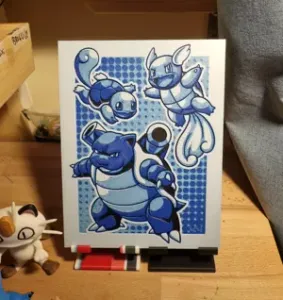 Squirtle Evolution Portrait (HueForge)