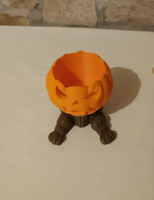 Pumpkin - Jack o lantern - Candy Bowl / tea light — Фото 6 из 11