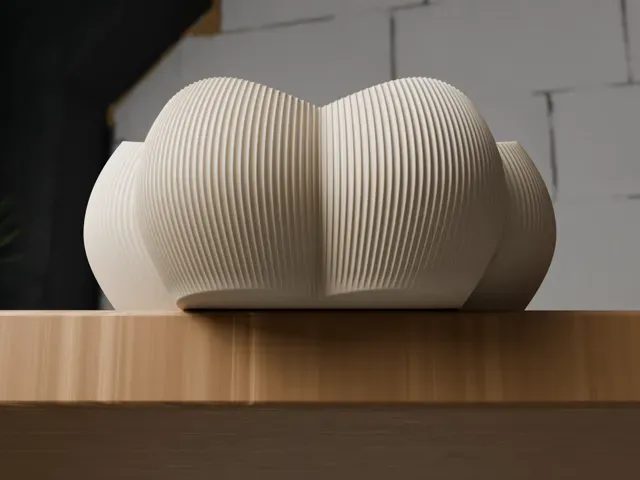 Ribba | Sculptural Ribbed Fruit Bowl — Фото 3 из 7