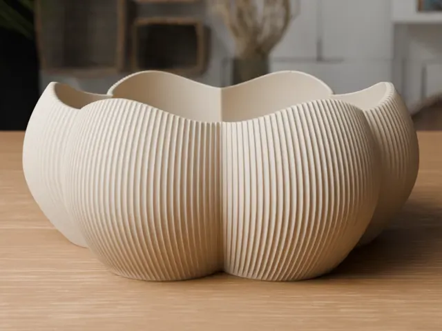 Ribba | Sculptural Ribbed Fruit Bowl — Фото 7 из 7