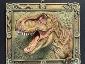 T-REX OUT OF BOUNDS: The Ultimate 3D Wall Relief!