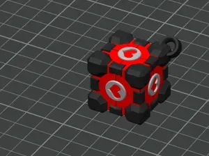 Companion Cube Keychain