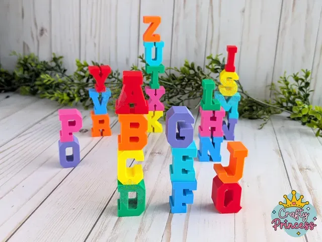 Stack and Stand Alphabet Letters — Image 3 of 4