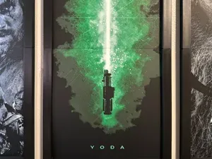 Yoda Light Saber 2-piece Hueforge