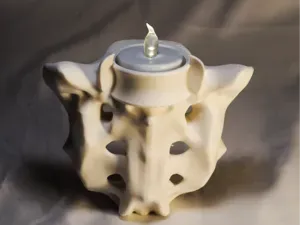 Sacrum Bone Tealight Holder