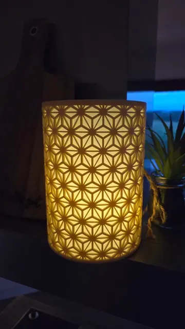 Kumiko Lantern – Geometric LED Light Candle Holder — Фото 2 из 7