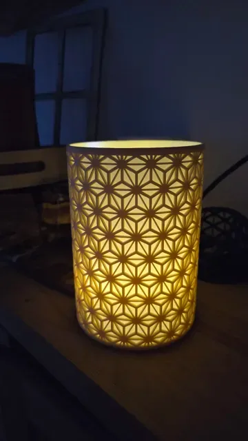 Kumiko Lantern – Geometric LED Light Candle Holder — Фото 4 из 7