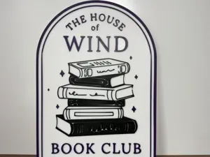 The House of Wind Book Club Sign ACOTAR Decor
