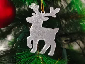 Reno navideño para adorno de arbol