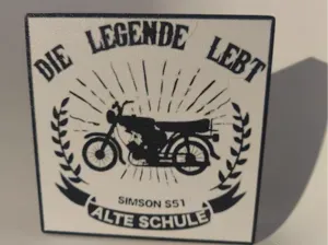 leuchtkasten leuchtbox simson s51 Moped DDr